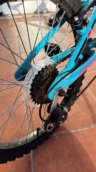 Bicicleta infantil 20 azul y rosa