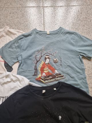 Lote 4 Camisetas Wituka Talla XS