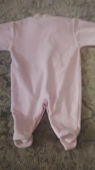Pijama Bebé Rosa Recém Nascido 44cm