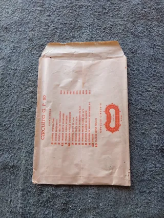 Scalextric ( vintage )- Sobre vacio documentos