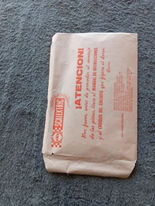 Scalextric ( vintage )- Sobre vacio documentos