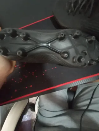 Botas de fútbol Decathlon Negras/Grises