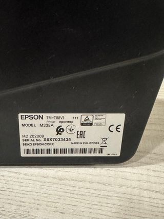 Impresora de Tickets Epson Negra