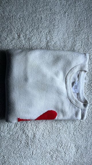 Jersey AMI Blanco Corazón Rojo