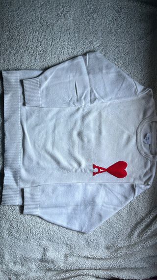 Jersey AMI Blanco Corazón Rojo