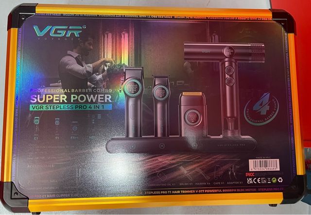 Kit Barbero Profesional VGR 4 en 1