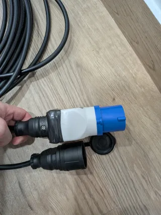 Alargadera 15m camper enchufes shucko/cetac monof