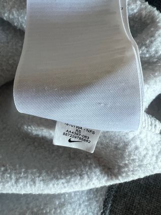 Sudadera Nike Gris Talla XS