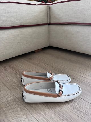 Mocasines Tod's blancos talla 37