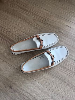 Mocasines Tod's blancos talla 37