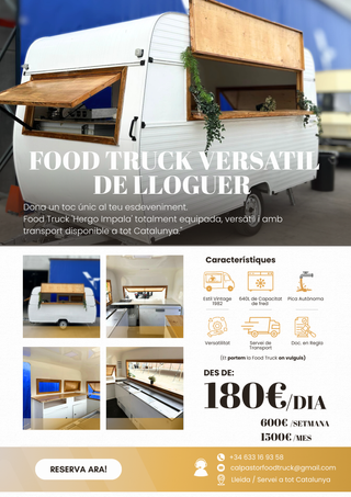Alquiler foodtruck