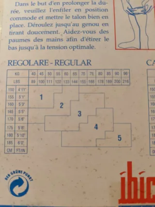 Calze graduatorie taglia 2