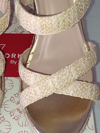 Sandalias esparto, talla 37