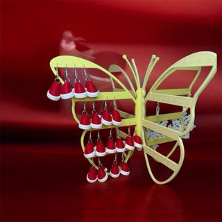 pendientes navideños