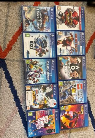 PS4 Juegos: Immortals, Iron Man, Just Dance 2020