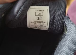 Zapatillas de vestir azul