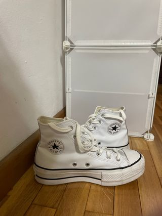 Converse Blancas Plataforma