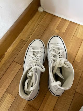 Converse Blancas Plataforma