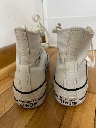 Converse Blancas Plataforma