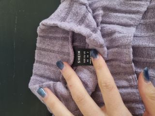 Camiseta Shein Talla XS Morada