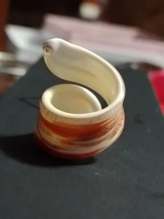 Anello Murano Spirale Vetro autentico di murano