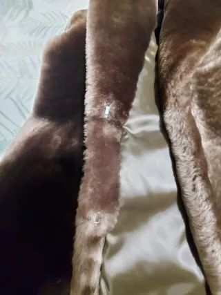 ¡Bajada de precio! Abrigo de mujer Mouton marrón