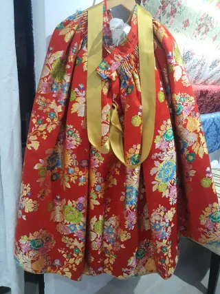 Traje de Fallera Adulta Rojo