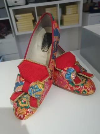 Traje de Fallera Adulta Rojo