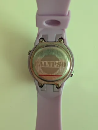 Reloj mujer K5576/4 trendy de caucho morado.