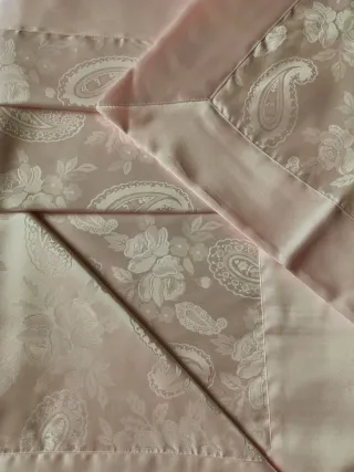 Completo Lenzuola Matrimoniali Rosa Raso