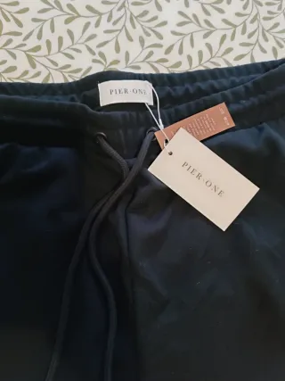 Pantalón chándal Pier One negro