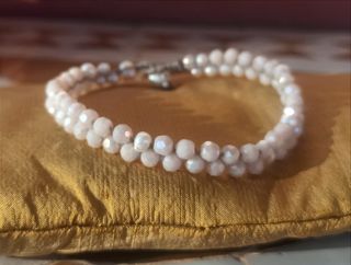 Pulsera con cuentas  de cristal