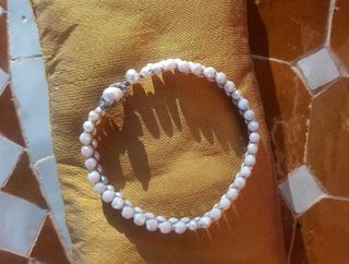 Pulsera con cuentas  de cristal