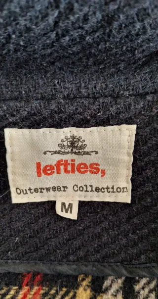 Abrigo paño azul mujer