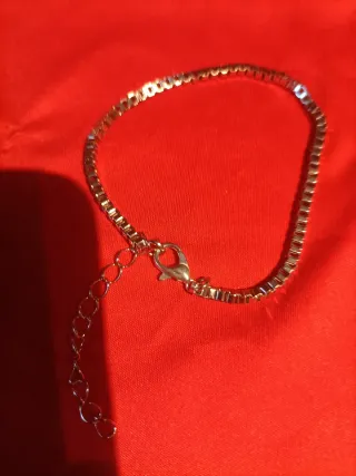 Pulsera Acero no son plata. Inoxidable. Miden 21cm