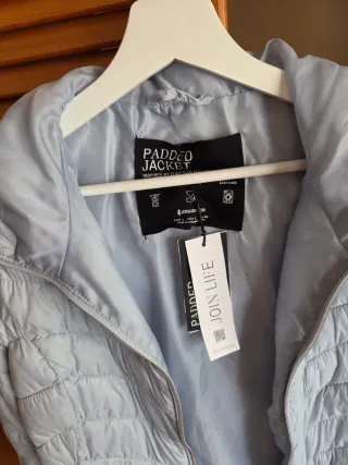 Parka Stradivarius Azul Talla L