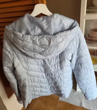 Parka Stradivarius Azul Talla L