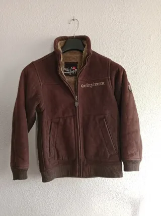 Abrigo niño Quiksilver marrón ante