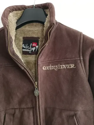 Abrigo niño Quiksilver marrón ante