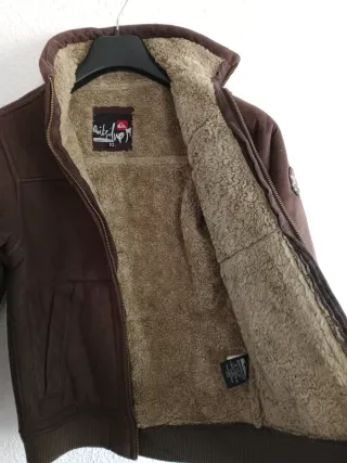 Abrigo niño Quiksilver marrón ante