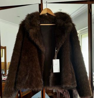 Abrigo reversible Zara marrón