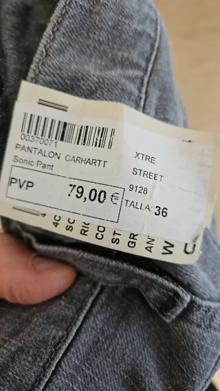 Pantalón Carhartt Sonic Pant Gris