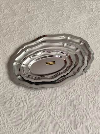 3 Bandejas Magefesa Acero Inoxidable