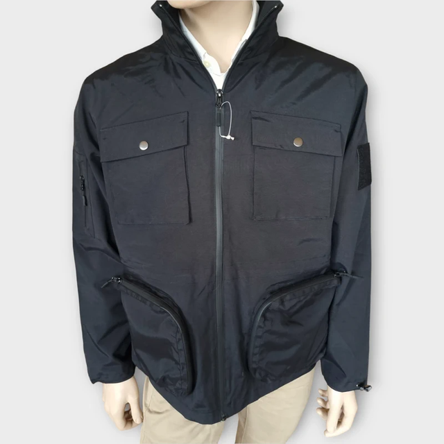 Cazadora hombre multifunción negra