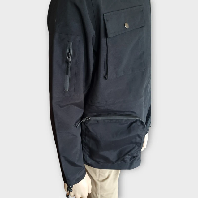 Cazadora hombre multifunción negra