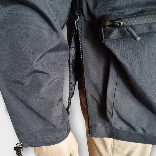 Cazadora hombre multifunción negra