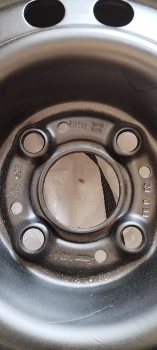 2 Llantas BMW E30 14 4x100 ET35 Hierro