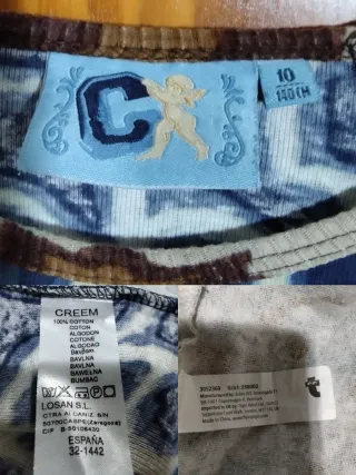 Pantalon Zara y camiseta Creem 2x5€