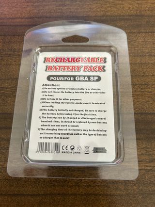 Batería GBA SP Li-ion 850mAh