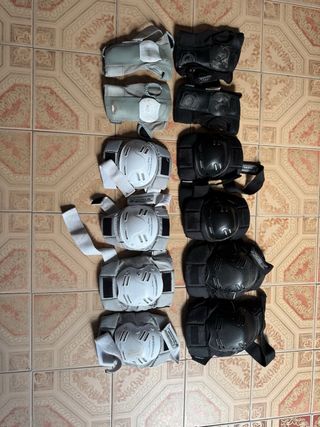 Protecciones Patines (Blanco S (M), negro L (H) )
